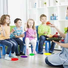 Round Stickers Purple 90 mm Circle Labels Colour Coding Dot Vinyl Floor Sticker Waterproof Removable Roll of 200