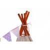 Miyaya Large Canvas Teepee Play Tent Indian Play Tent with