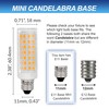 Simba Lighting LED E11 T6 Mini-Candelabra JD Light Bulb 5W