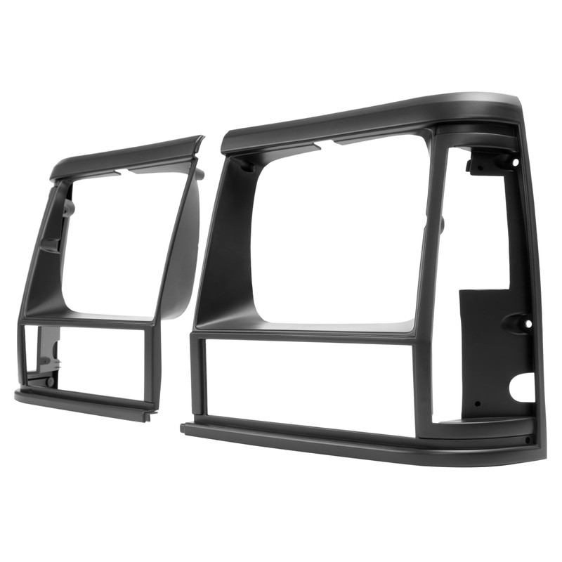 HECASA Pair Headlight Bezels Compatible with 1991-1996 Jeep Cherokee 1991-1992