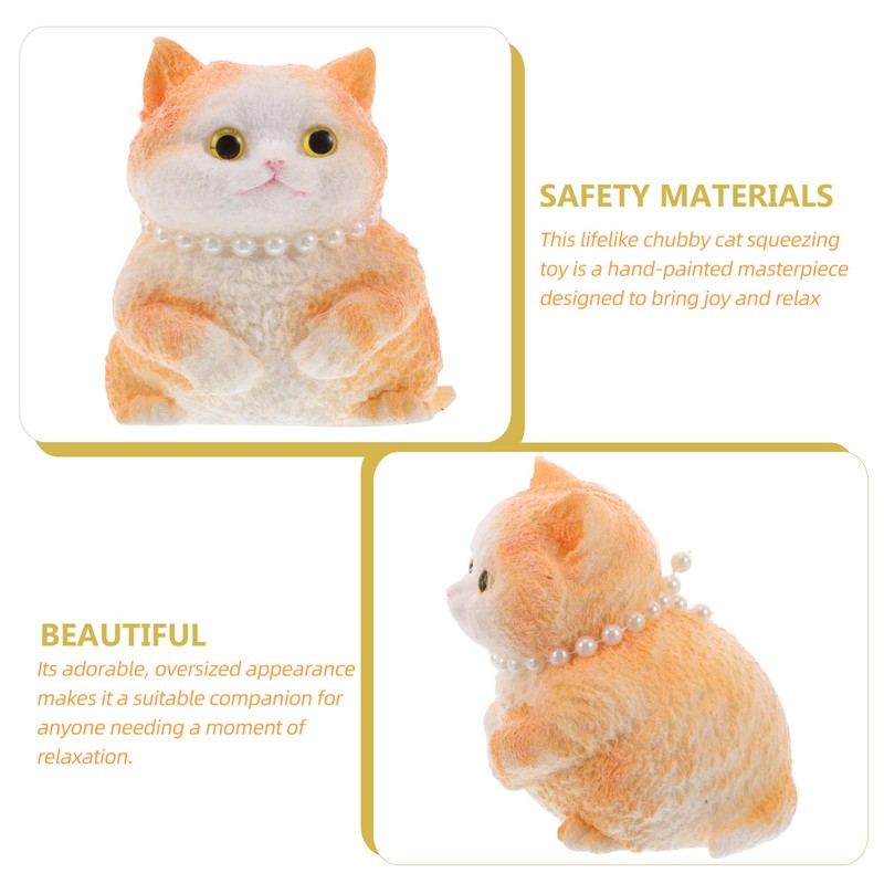 Abaodam Taba Squishy Cat Squeeze Toy Cute Cat Toy Realistic