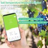 BT App Control Soil Temperature Moisture Sensor Meter Irrigation Soil
