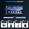 Upgraded Double Din Car Stereo with Wireless Carplay Android Auto,