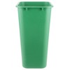 TableTop King 41 Qt. / 10 Gallon Green Rectangular Recycling