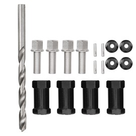 RC Lengthening Widening Coupler with 5.5mm Drill Bit Fit for SCX10/TRX4 1/10 RC Car25mm
