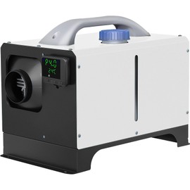 Diesel Air Heater 8KW Parking Heater 12V Truck Heater, One Air Outlet, with Black LCD Switch, Remote Control, Fast Heating Compact Diesel Heater, For Car, RV Truck, Boat, Campervans, Caravans