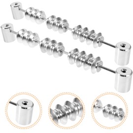 Sosoport Table Football Counter 2pcs 10 Numbers Scoring Score Counter Indicator for Standard Foosball Tables for Kids Soccer Scoreboard Accessory -Silver