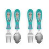 Zak Designs L.O.L. Surprise! Easy Grip Fork and Spoon Set,