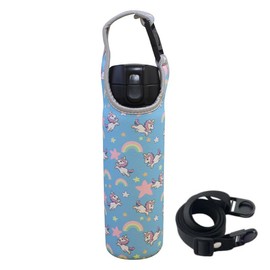 Neorry Water Bottle Cover, Shoulder Bag, 16.9 fl oz (500 ml), 600 ml with Strap, Plastic Bottle Cover, Bottle Case, Bottle Holder, Water Bottle Holder, Water Bottle Case, Water Bottle Holder, Water