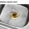LASSHSWA Kitchen Sink Strainer Stainless Steel, Kitchen Sink Drain Strainer,