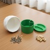 DSSWEN Stylish Pistachio & Sunflower Seed Cup with Lid -