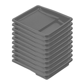 Bates- Paint Tray Liner, 9 Inch, 10 pcs, Grey Paint Pans Trays, Plastic Paint Tray, Roller Tray Liners