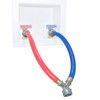 Rubber Washing Machine Y Mixer Hose Connector, Hot and Cold