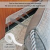 Under Door Draft Stopper-Weighted Door Draft Bottom Weather Stripping Noise