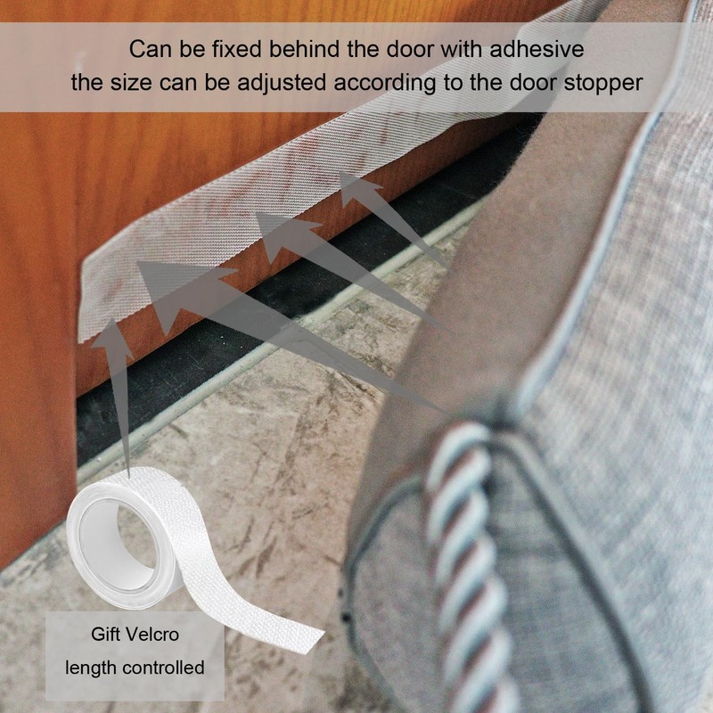 Under Door Draft Stopper-Weighted Door Draft Bottom Weather Stripping Noise