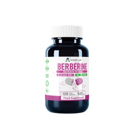 ALZURO LABS Alzuro Labs Berberine | 10.000mg Äquivalent (500mg 20:1 Extrakt Berberis Aristata) | 120 Vegane Kapseln | Hochdosiert | 4-Monatsvorrat | Laborgeprüft | GMP-zertifiziert