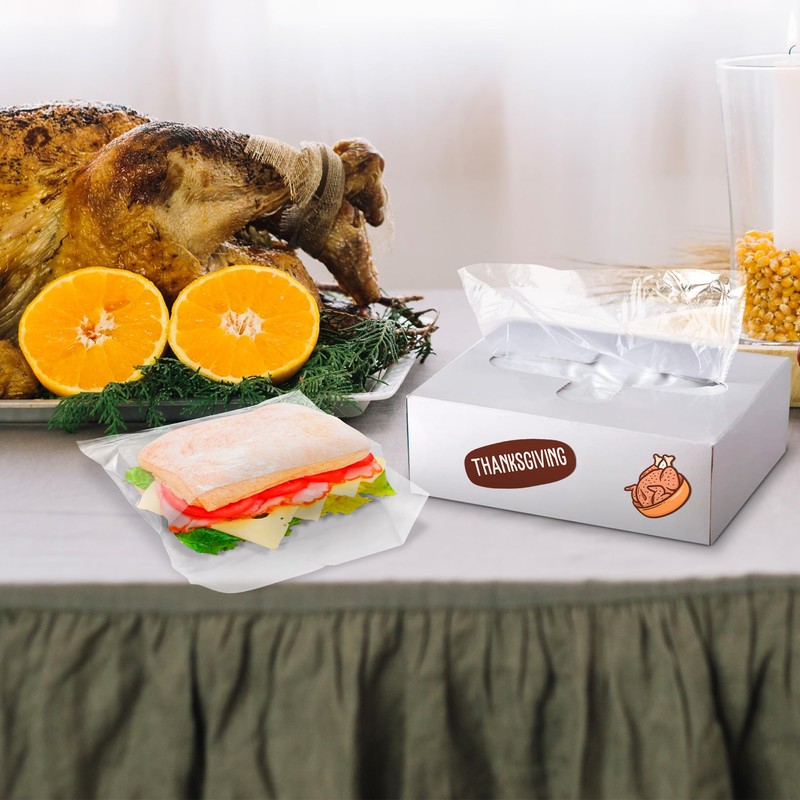 APQ Fold Top Sandwich Bags, 6.5 x 7 Inch. Pack