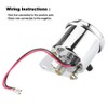 Universal Motorcycle Speedometer Odometer 12V Night Viewing Meter Kilometer Table