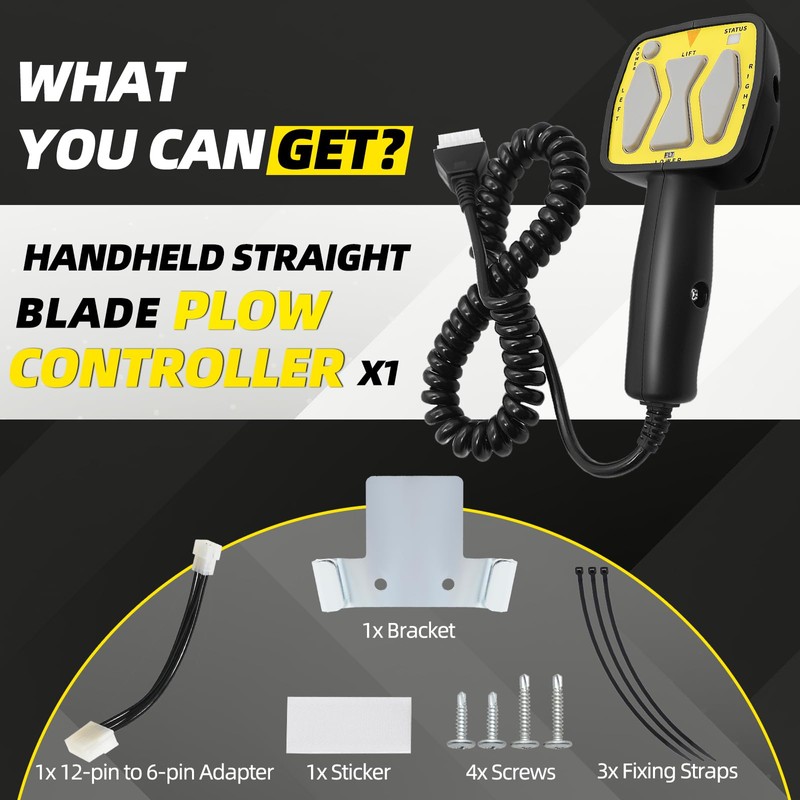 Snowplow Handheld Controller Fit for Meyer Diamond Snow Plow Blade