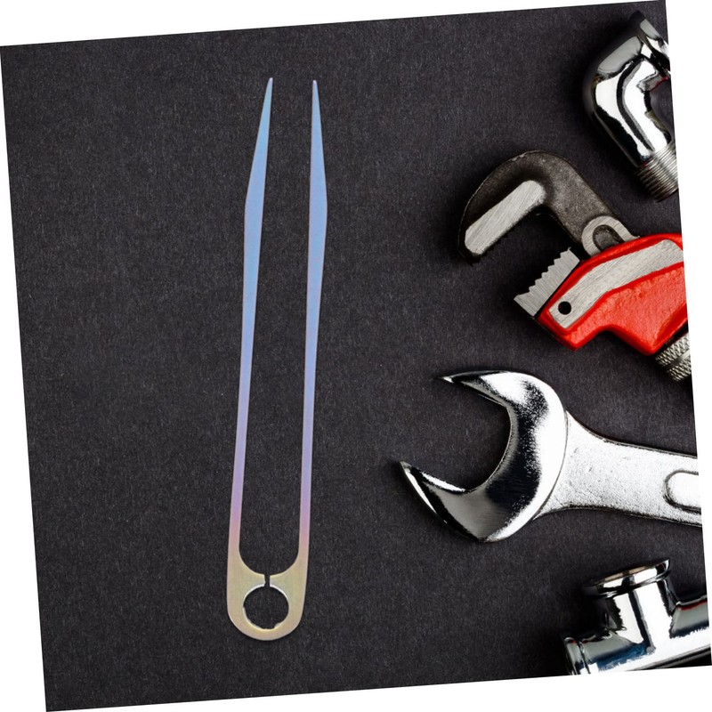 Outanaya Titanium Tweezers Mini Tool Lightweight High Hardness Precision Tweezers