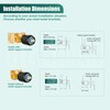 Heyalan Bathroom Shower Valve Mixer Single-Function Single Handle Trim Kit
