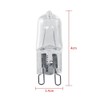 Foco halógena G9, 120 V, 40 W, 10 unidades, base