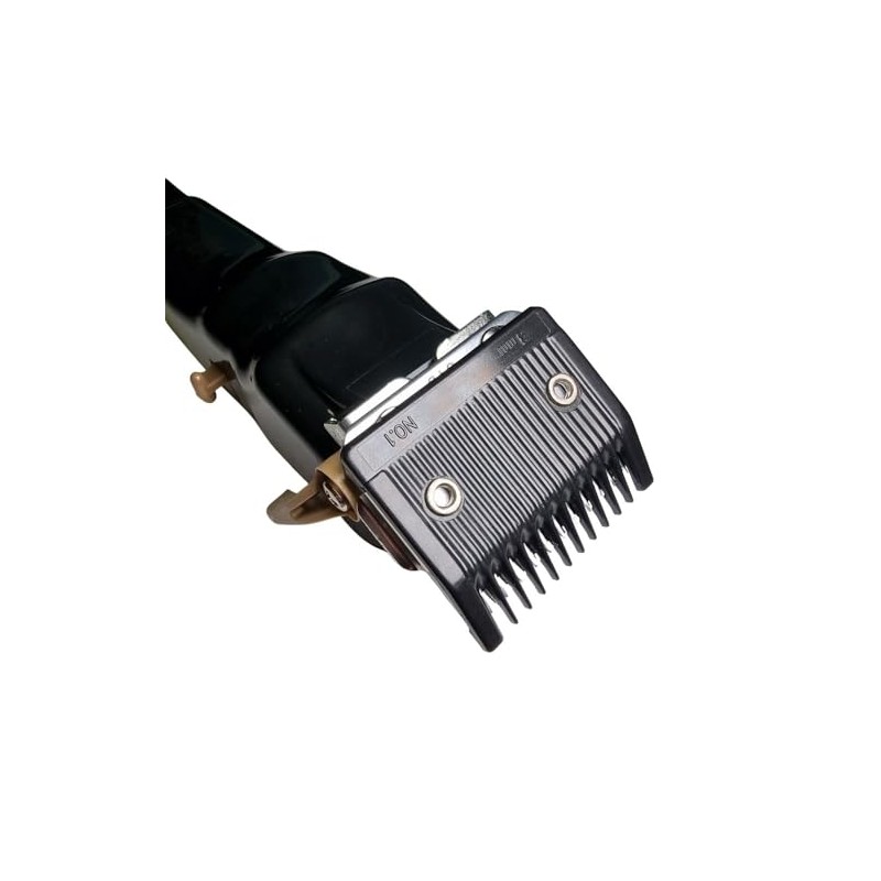 BarberBro Classic No.1 Clipper Guard, 3mm, Black with Metal Clamps,