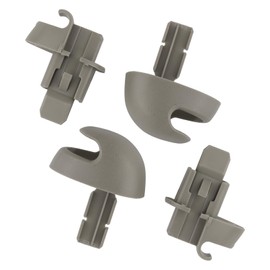 TQPONLY Sun Visor Holder Retainer Clips (2 Pcs) | Compatible with 2000-2003 Dodge Dakota Durango Accessories Car Visor Organizer | Replacement 5GE11TL2AA