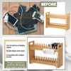 Cinnvoice Bamboo Cell Phone Holder Classroom Heavy Duty Widened 30