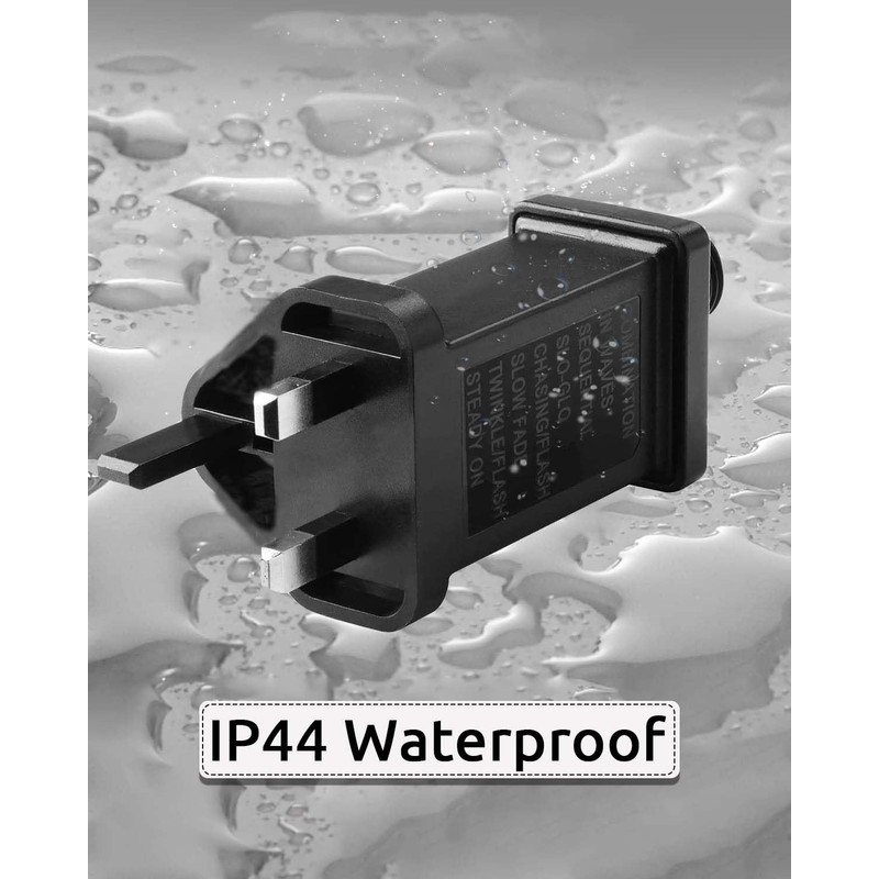 Dekofun Transformer for Christmas Lights 6W 31V Transformer Plug, 9