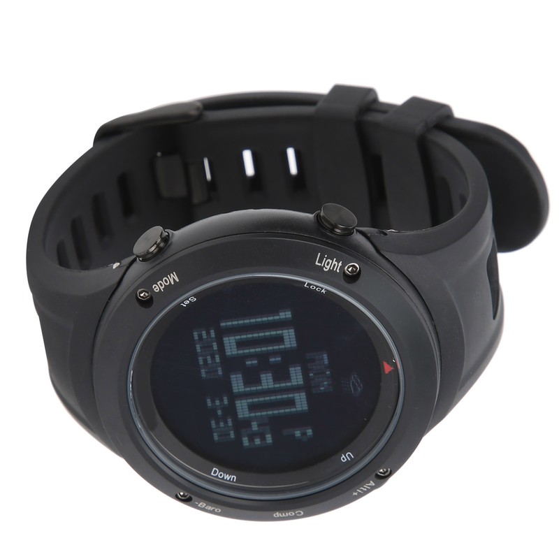 Men Mountaineering Watch Waterproof Digital Watch with Compass Pedometer Calorie