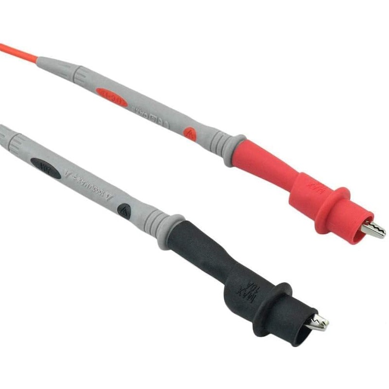 Replacemen Push-on Alligator Clips for Multimeter Test Lead,4 Pcs (4