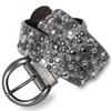 Caspar GU248 Women's Wide Belt Waist Belt with Rivets and
