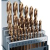 MACXCOIP Cobalt Drill Bit Set, 29Pcs M35 High Speed Steel