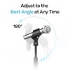 Etour Universal Microphone Clip Holder, Adaptive Adjustable Mic Clip Holder