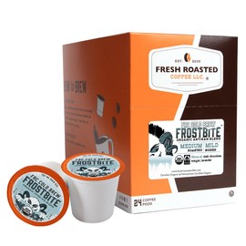 FRC Organic Frostbite Cold Brew Pods | Mold & Myco 3rd Party Tested, USDA Organic, Kosher | Med Roast, 24 Pods for Kcup Brewers
