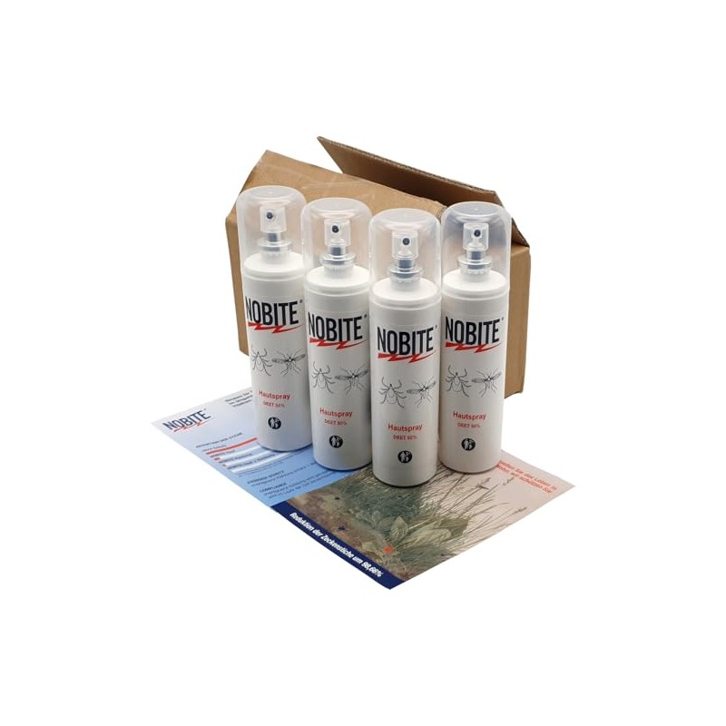 NOBITE Hautspray 100 ML (4 St√ºck), Value-Pack