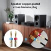 Banana Plug, 5 Pairs Speaker Cable up to 6 mm²,