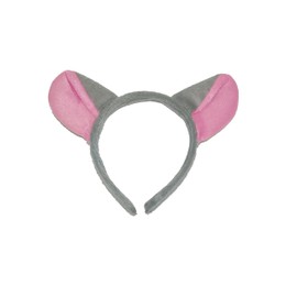 GIZZY® Girls Grey and Pink Mouse Ears on Head band.