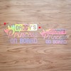 Daddy’s Princess On Board in Car Truck Bumper Sticker Decal