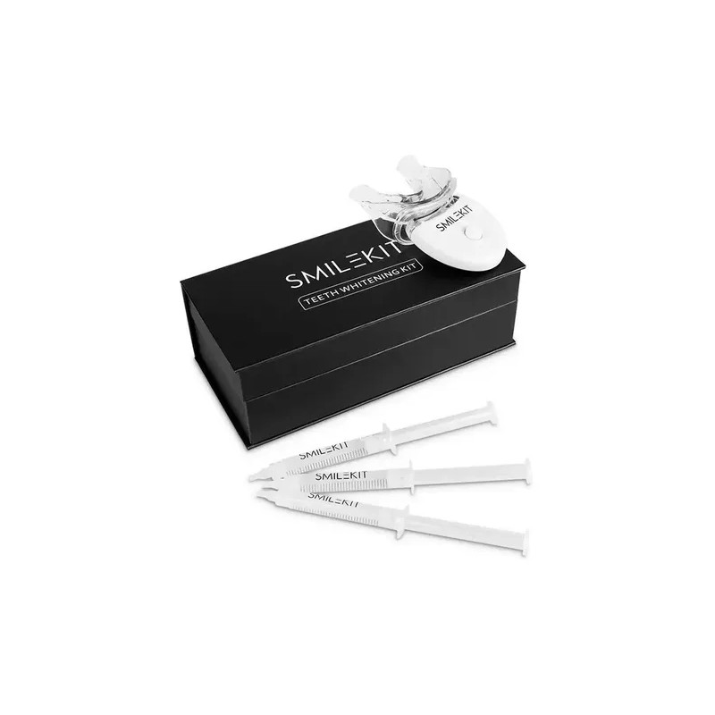 Kit Blanqueamiento Dental Smilekit Lampara Led Dientes Black