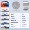 PKCELL LR754 Battery AG5 Button Cell Battery 1.5 Volt 309