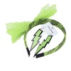 80s Earring Neon Headband Set Accessories Silicone Light Bracelets Headband