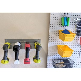 Ztorq Cordless Drill Tool Organizer - Drill Holder Storage Wall Mount Rack to optim...