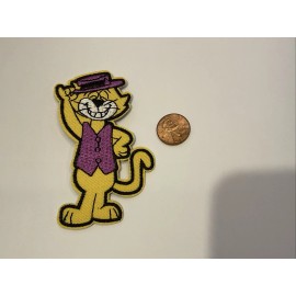 Kalan Top Cat  Embroidered iron on patch  Appx 3.5’ X 1.75” Cartoon Kids Fun