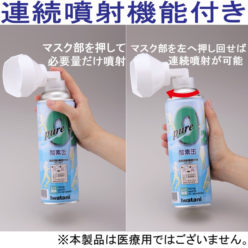 Iwantani Pure Oxygen Canister NRS - 1, 2 Canister Set