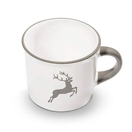 GMUNDNER KERAMIK Coffee Pot Volume 240ml Grey Deer Handmade Ceramic from Austria