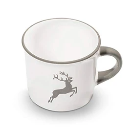 GMUNDNER KERAMIK Coffee Pot Volume 240ml Grey Deer Handmade Ceramic from Austria