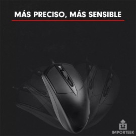 Importeek 20pz Mouse Optico Alambric Usb Ergonomico Portatil Pc Laptop
