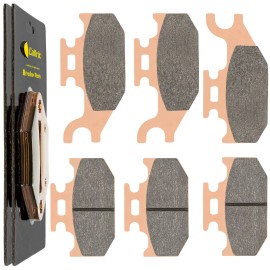 Caltric Brake Pads Bombardier for CanAm Outlander 400 4X4 Front Rear Brakes 2005-2014